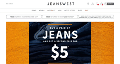 Desktop Screenshot of jeanswest.com.au